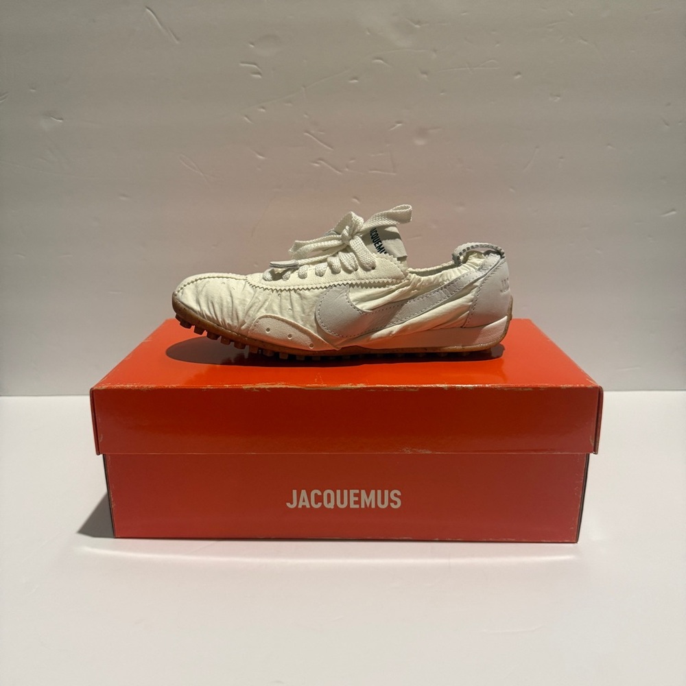 Jacquemus x Nike Moon Shoe Pearl White size 5.5 - Picture 5 of 9